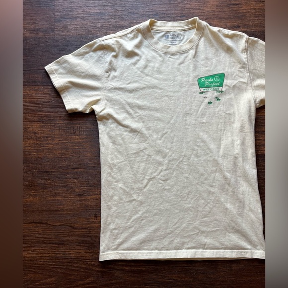 Men's Parks Project T-Shirt Yellow Nature S Vanlife Camp Desert USA BOHO Climb - Picture 5 of 12